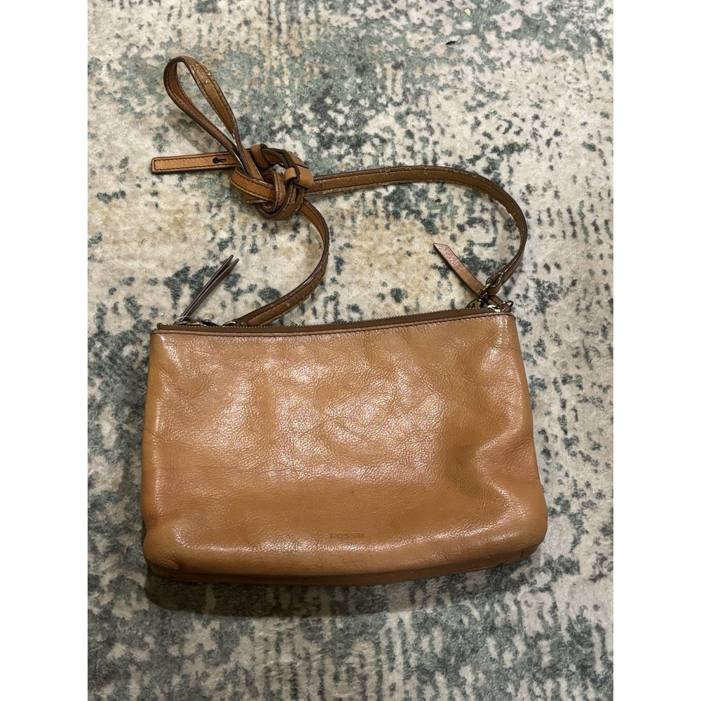 fossil leather crossbody bags for women